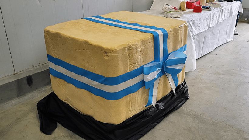 Queso gigante en Villa María