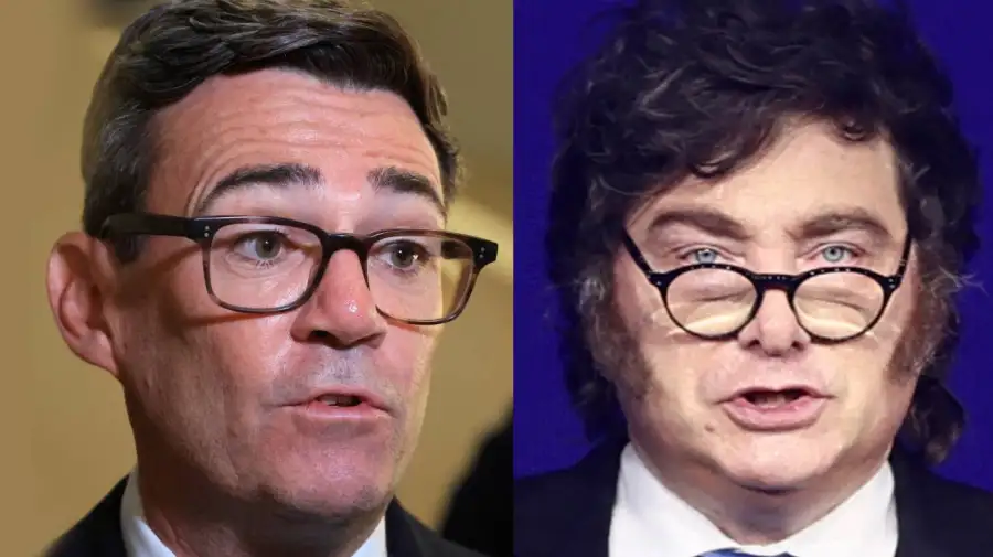 Andy Burnham y Javier Milei