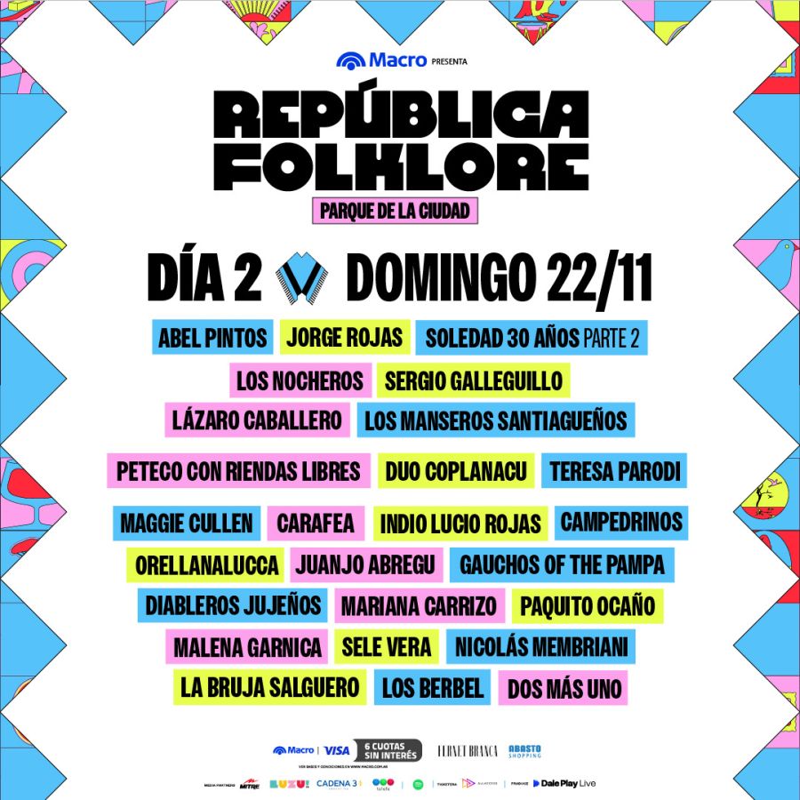 Grilla día 2 de República Folklore