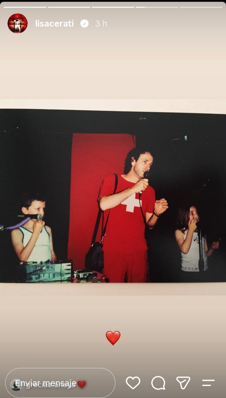 Gustavo Cerati y sus hijos