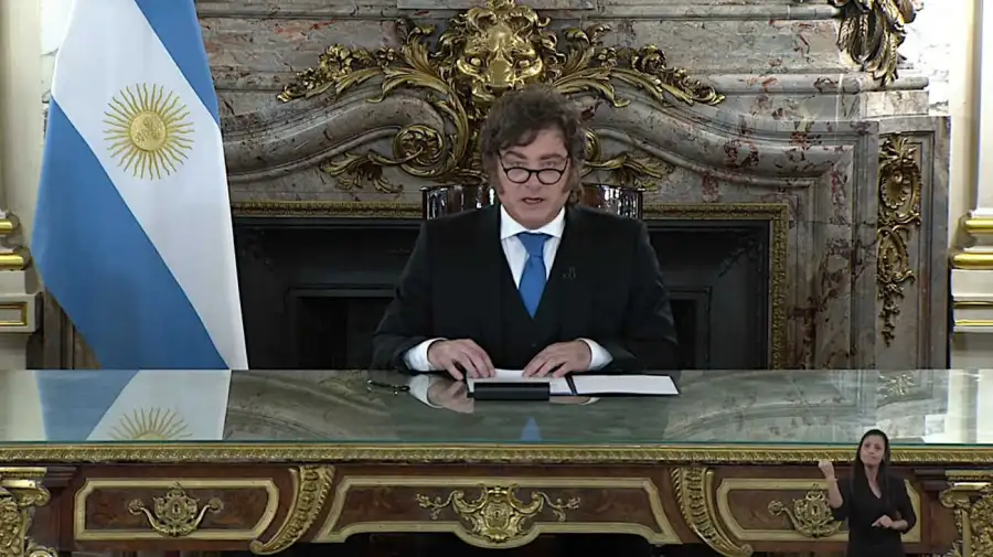 Javier Milei Cadena Nacional 03092026