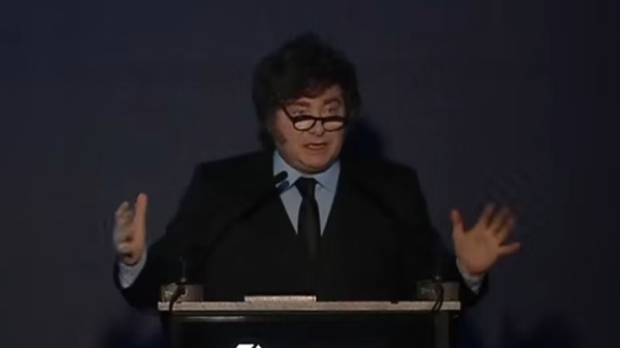 Javier Milei en la IAEF
