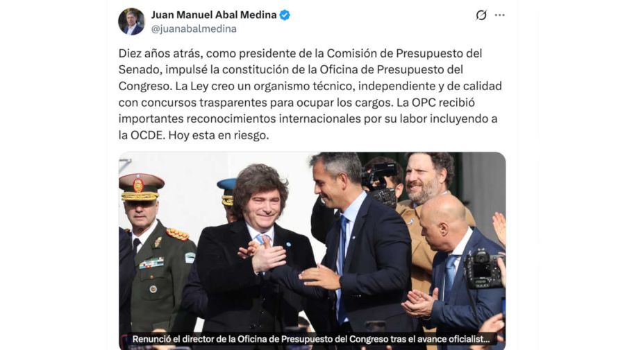 Juan Manuel Abal Medina X 03092026