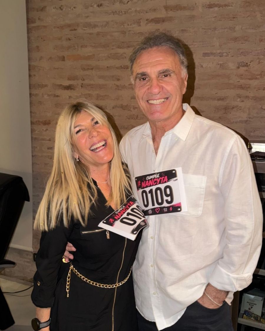 Oscar Ruggeri y Nancy Otero