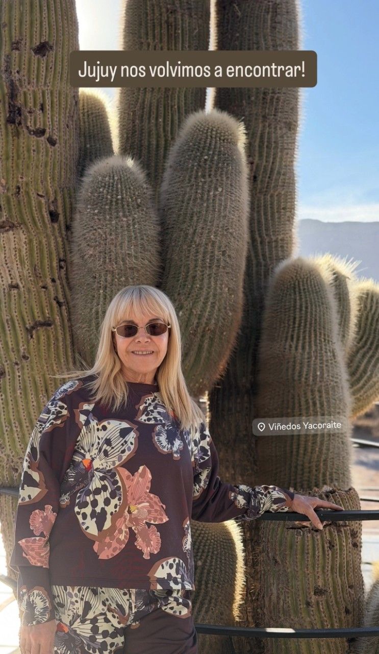 Claudia Villafañe en Jujuy