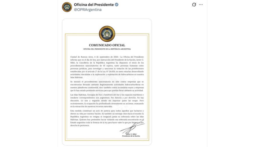 Oficina del Presidente X 04092026