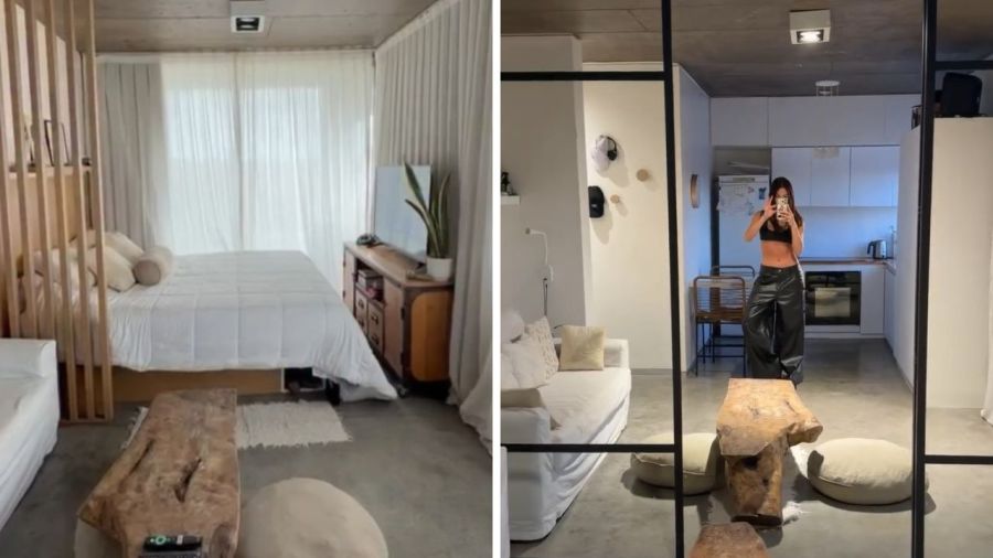 Sofía Jujuy Jiménez transformó su monoambiente