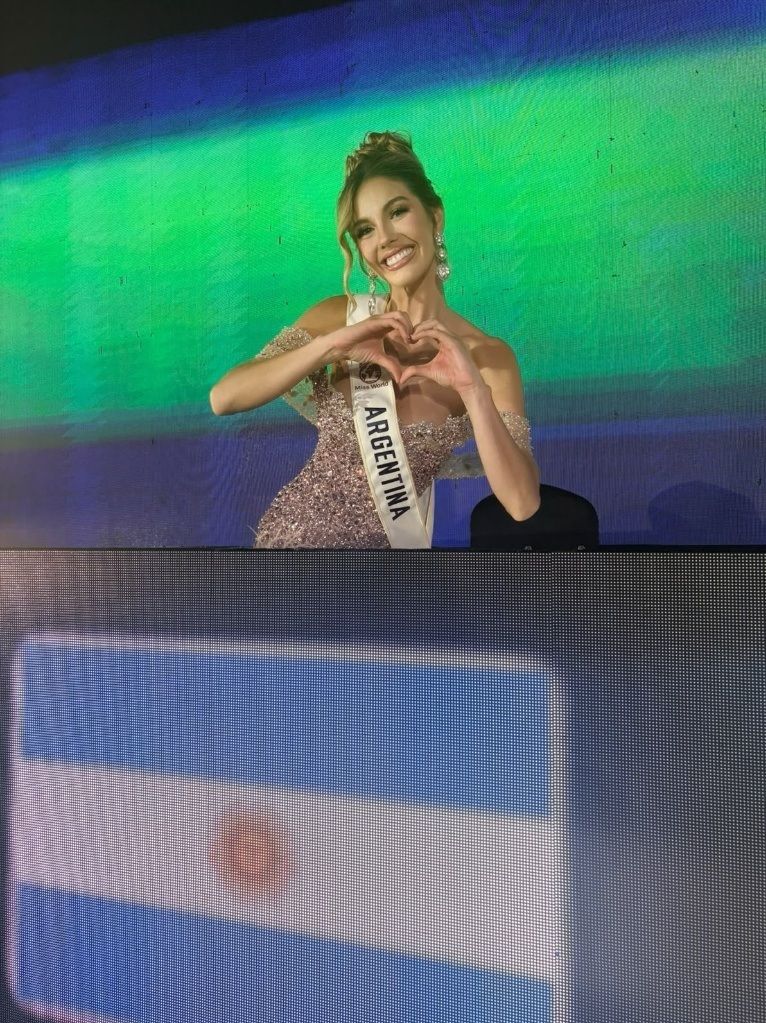 Alina Luz Akselrad, la argentina que compitió en Miss Mundo