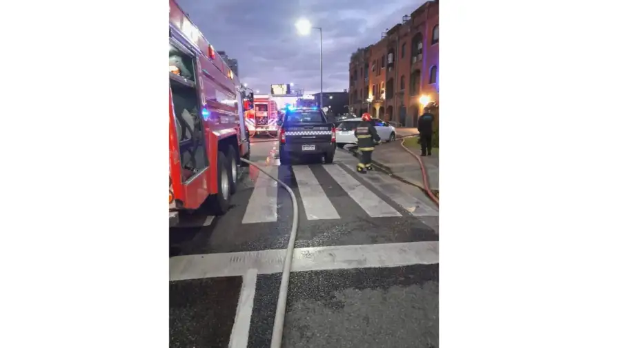 Incendio en Puerto Madero