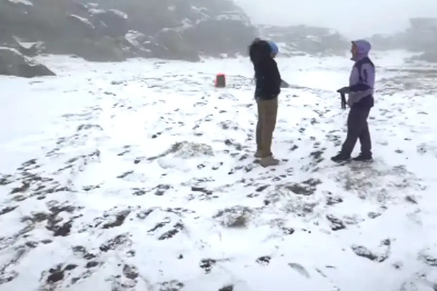 Se esperan nevadas en Tierra del Fuego para el próximo miércoles.
