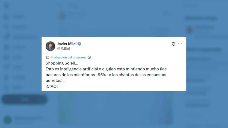 X Javier Milei