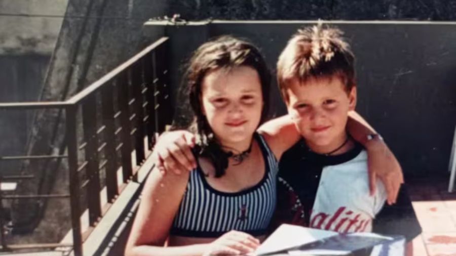 Gilda y su hijo, Fabricio Cagnin 