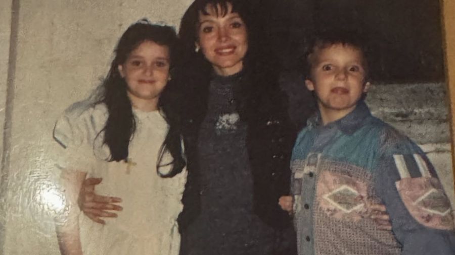 Gilda y su hijo, Fabricio Cagnin 