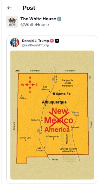 Posteo de la Casa Blanca