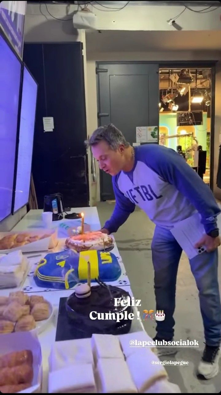 Sergio Lapegüe festejó su cumpleaños