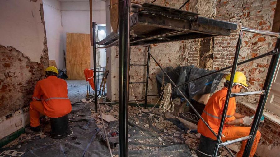 Avance de la restauración y puesta en valor del castillo del Botánico