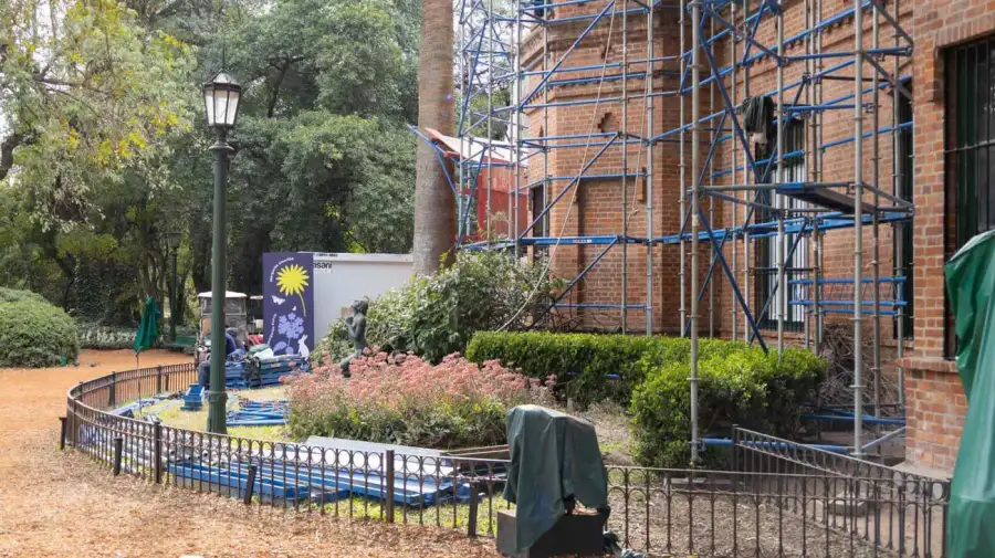 Avance de la restauración y puesta en valor del castillo del Botánico