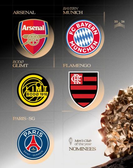 Balón de Oro 2026 - Todos los nominados
