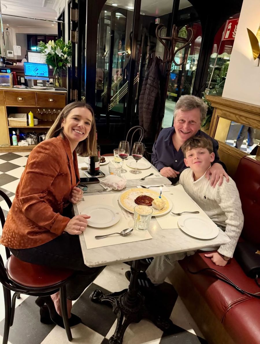 Diego Korol y su familia