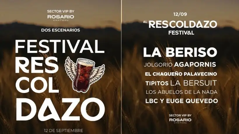 Al Rescoldazo: siete bandas y “8 horas ininterrumpidas de música en vivo”