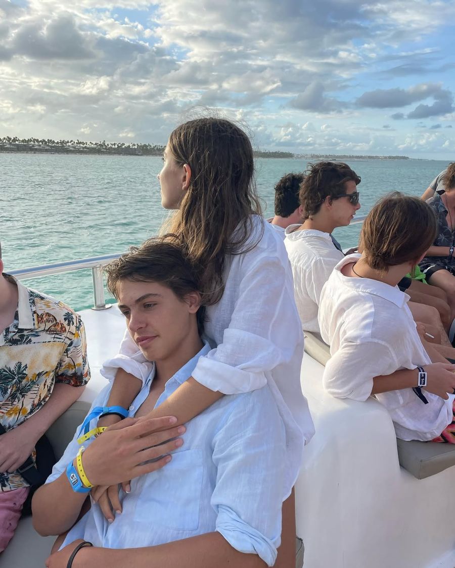 Benicio Gravier y su novia Lola
