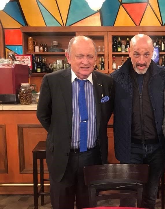 Gustavo Sofovich junto a Chiche Gelblung
