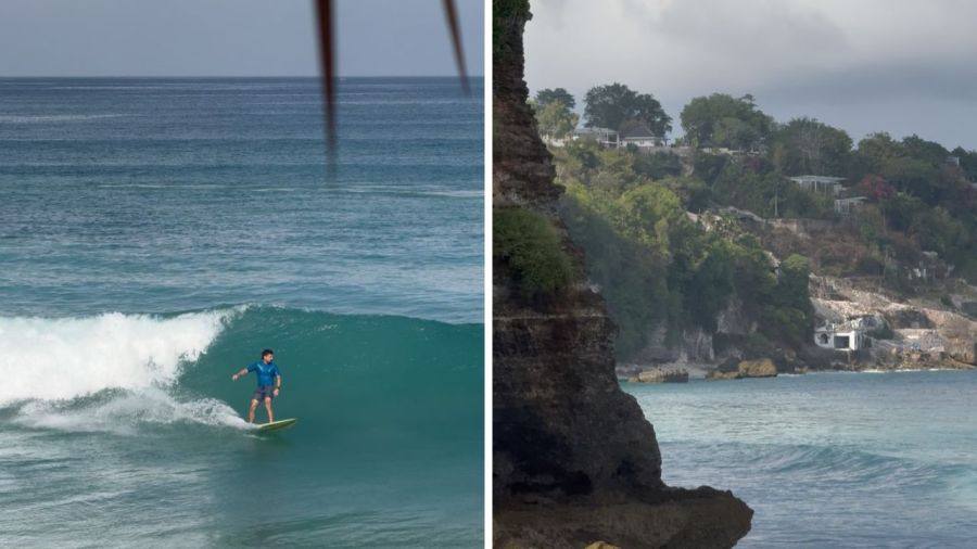 Las vacaciones de María Susini en Indonesia