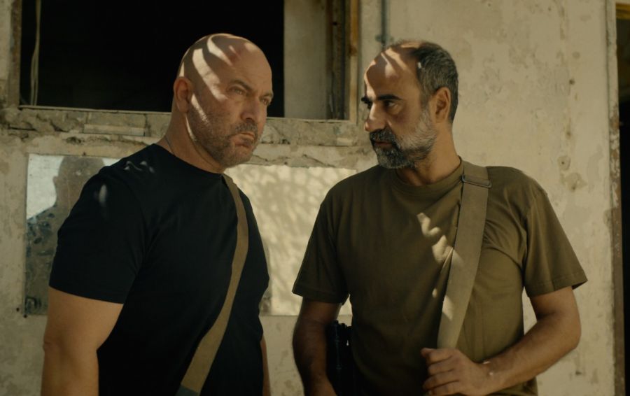 Lior Raz como Doron Kavillio y Yaakov Zada-Daniel como Eli en la quinta temporada de Fauda