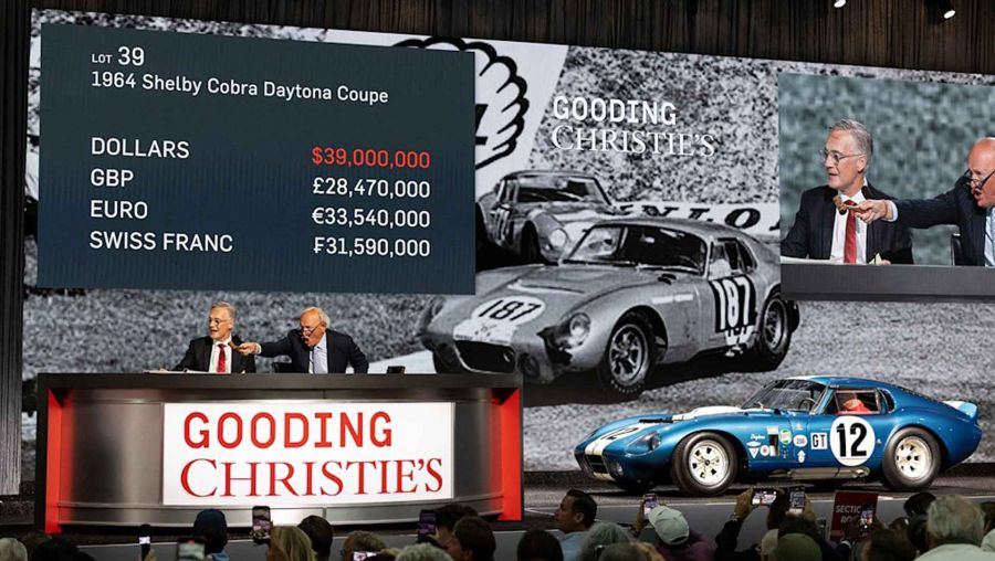 Los 5 autos más caros subastados en Pebble Beach 2026