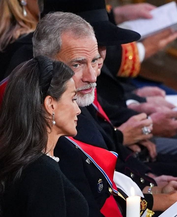 Los reyes de España en el funeral del Rey Harald V de Noruega