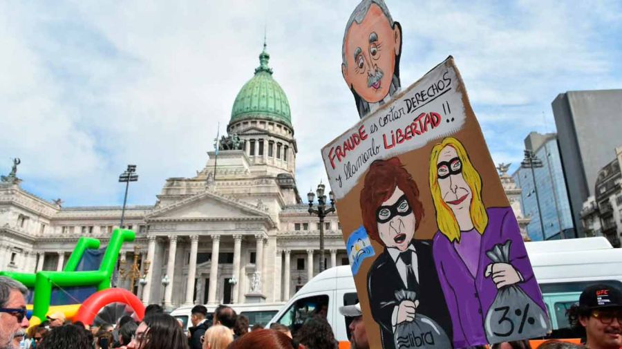 Marcha deudores de billeteras virtuales y discapacidad