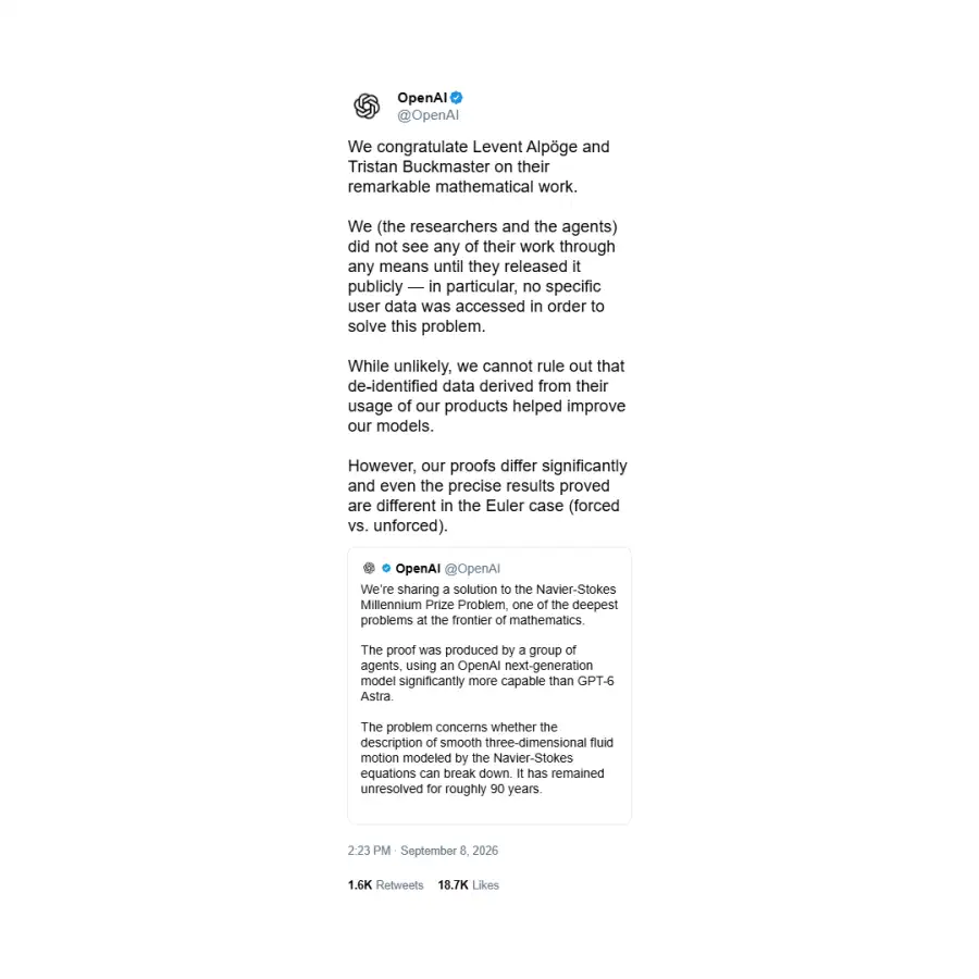 Open IA comunicado