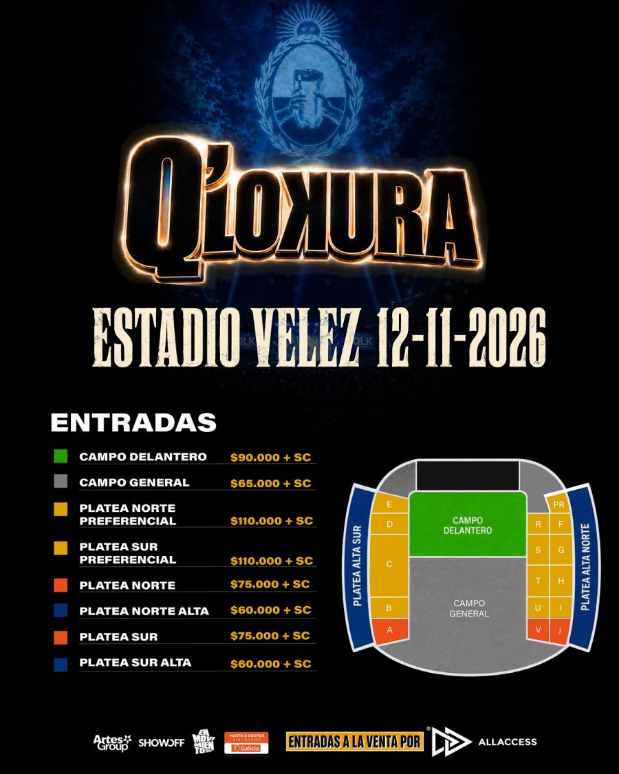 Q Lokura hará historia en Vélez