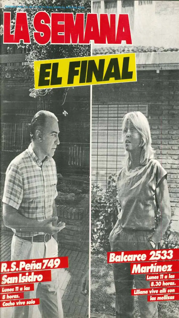 Tapa Revista La Semana