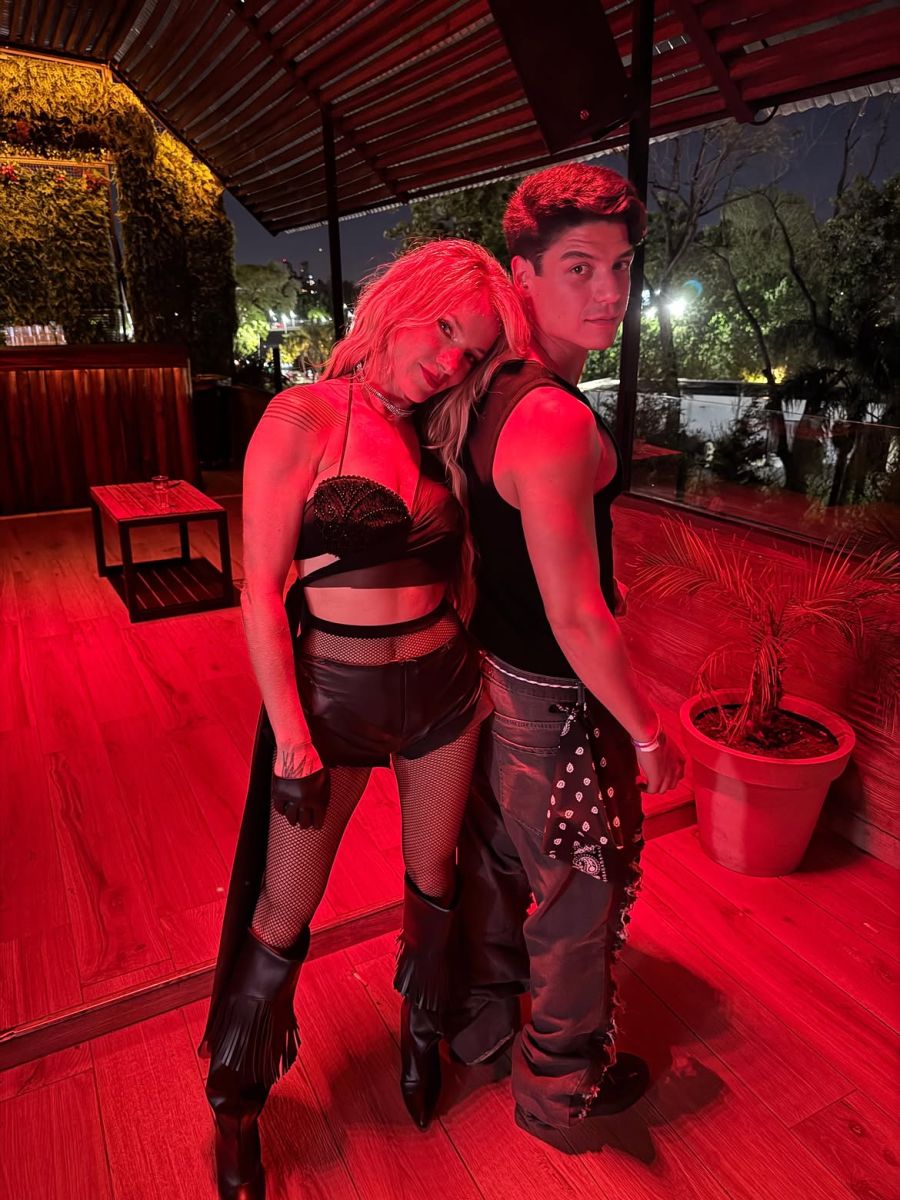 Virgina Da Cuhna y su novio Samir