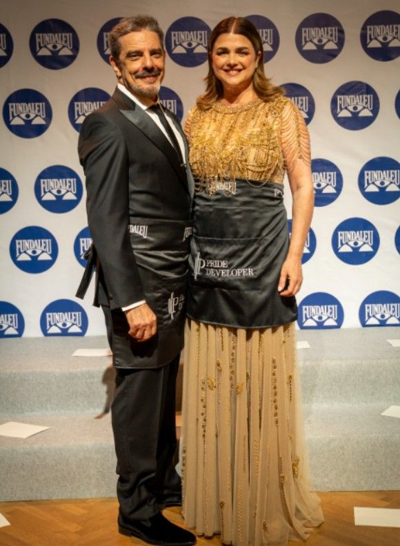 Fabián Mazzei y Araceli González en la 27ª edición de la gala solidaria de Fundaleu