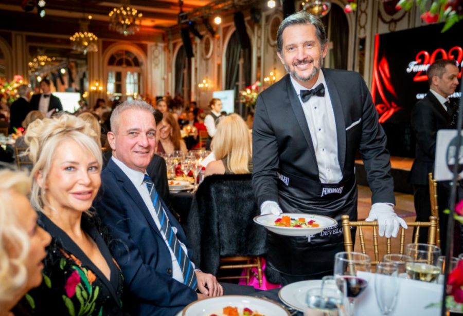 Germán Paoloski en la 27ª edición de la gala solidaria de Fundaleu