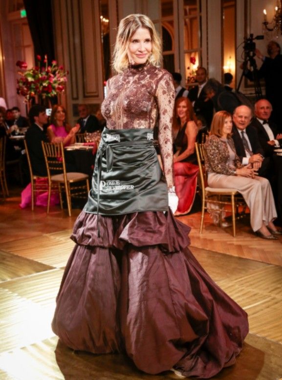 Guillermina Valdes en la 27ª edición de la gala solidaria de Fundaleu