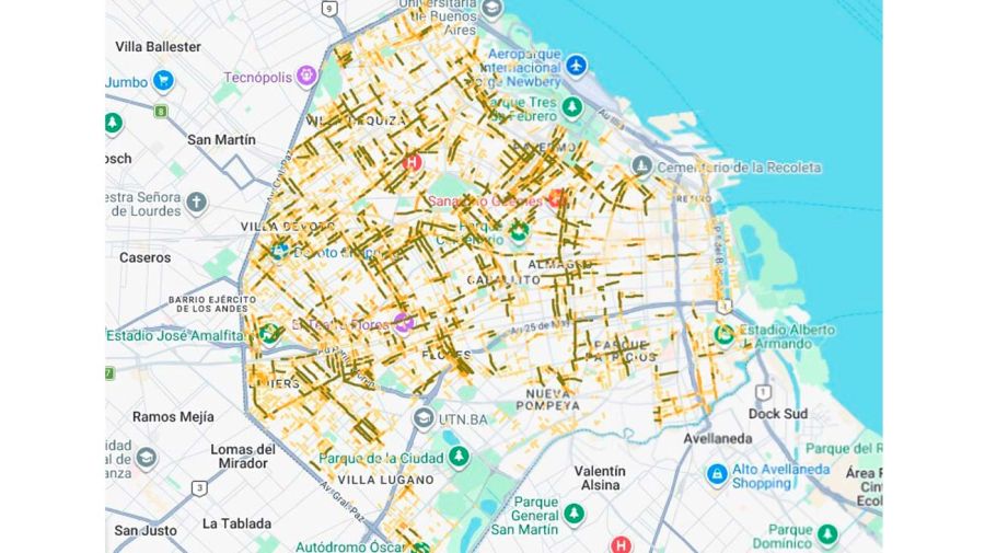 Mapa de Plátanos 