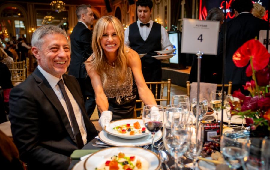 Mariana Fabbiani en la 27ª edición de la gala solidaria de Fundaleu