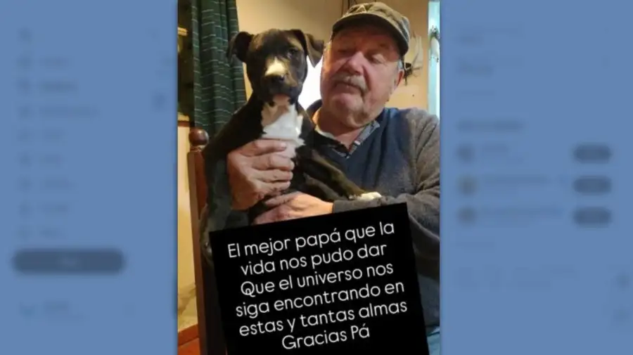 Posteo muerte Jorge Rios