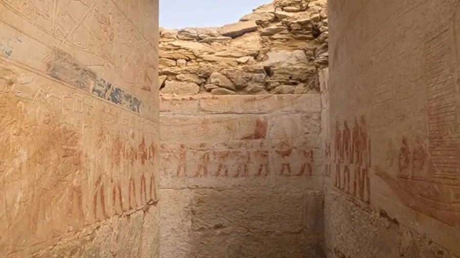 Tumba de Sekhentyu-Ptah descubierta en la necrópolis de Saqqara Egipto 10092026