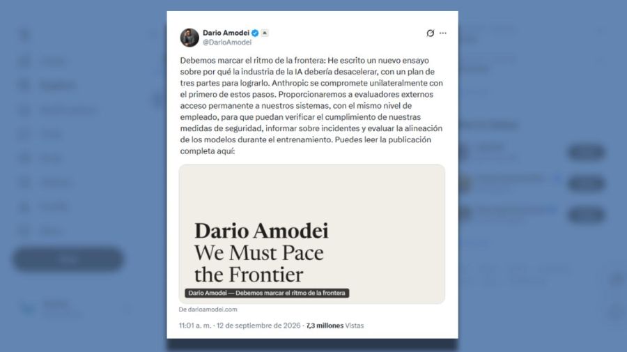 Posteo Dario Amodei 