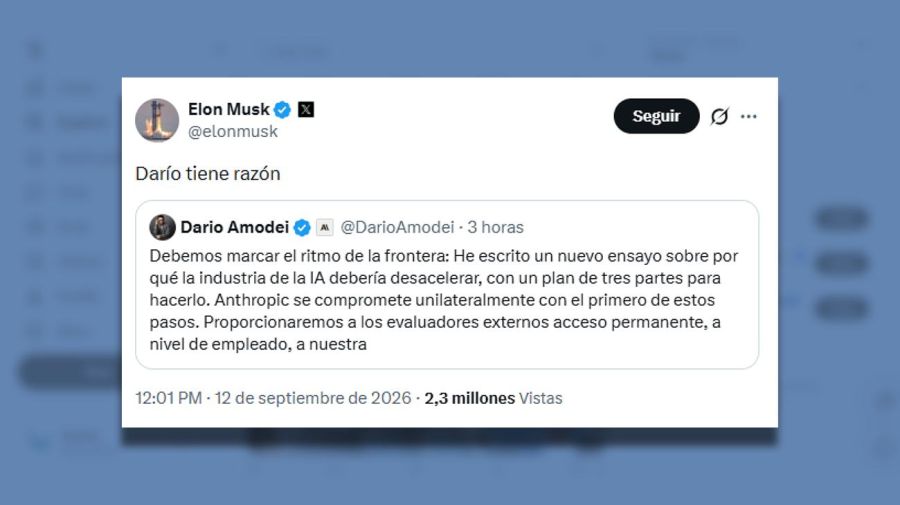 Posteo Elon Musk 