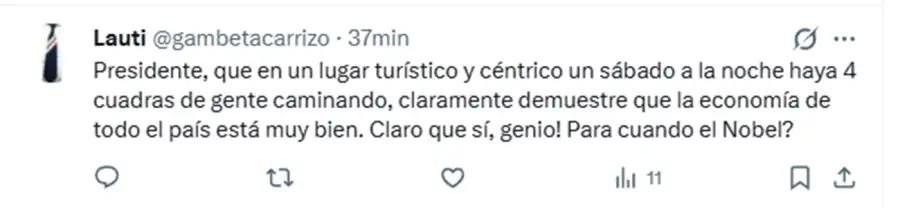 Algunas de las respuestas al festejo libertario del