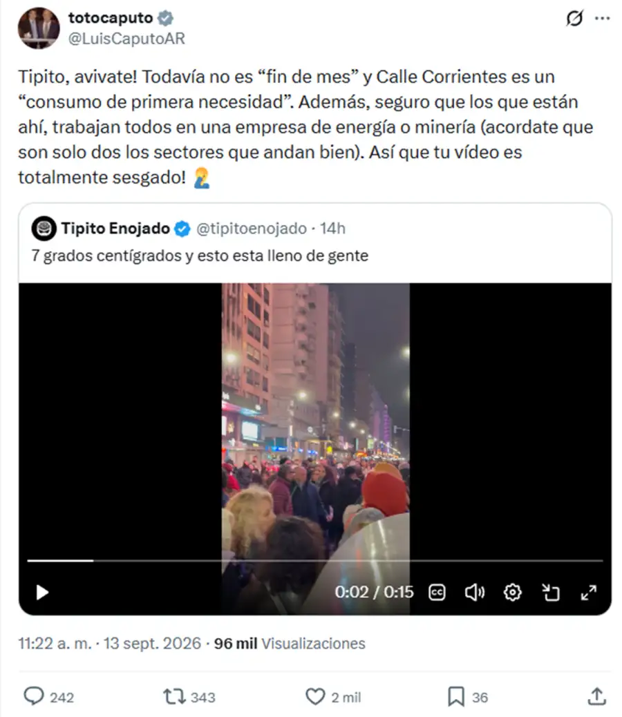 El universo libertario festeja ver a Corrientes llena como