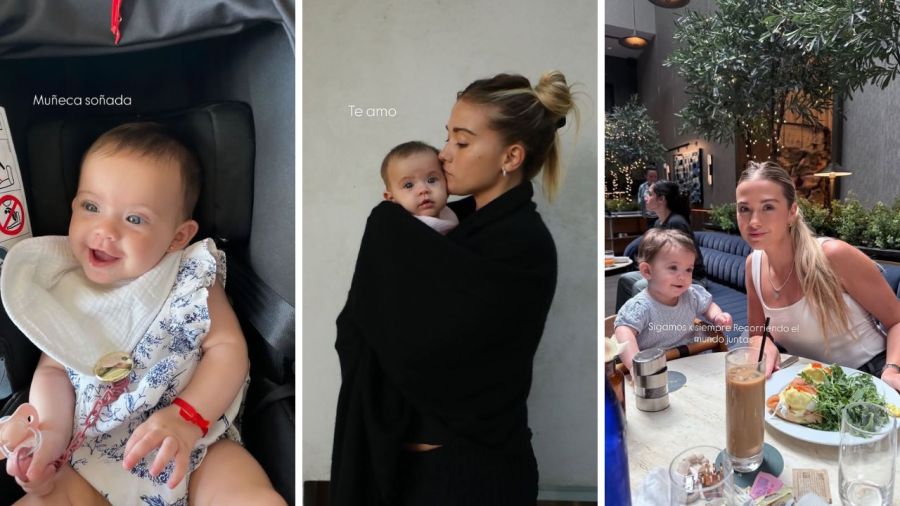 Olivia, la hija del Kun Agüero cumplió 2 años