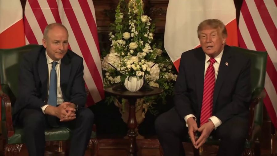 Trump en Irlanda.
