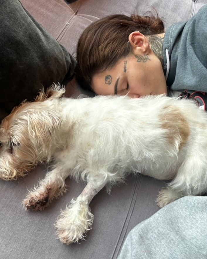 Cande Tinelli por la muerte de su perra