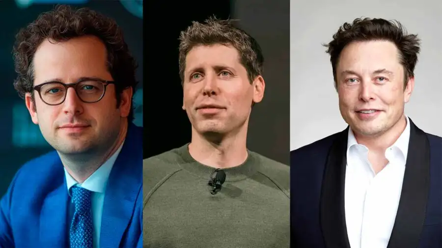 Dario Amodei, Sam Altman y Elon Musk